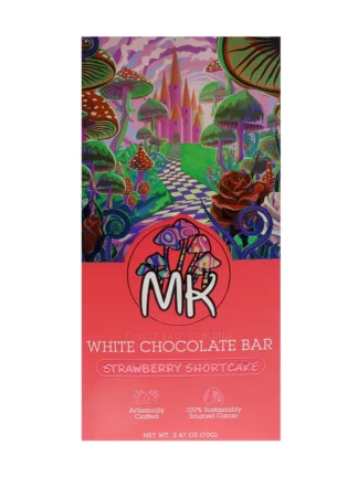 Strawberry Shortcake MK Finest Exotic Blend White Chocolate Bar 70G
